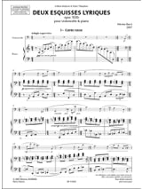 2 Esquisses Lyriques - Violoncelle et piano - Nicolas Bacri